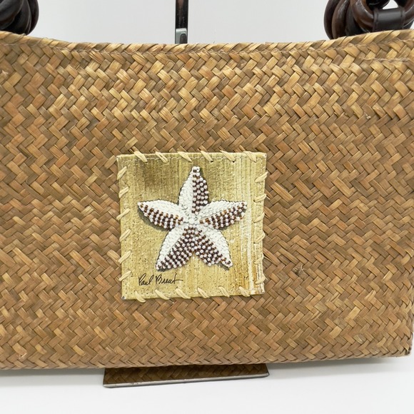 Sun N Sand Womens Shoulder‎ Bag Starfish Woven Tote Coastal Boho Resort Beachy - Picture 3 of 16